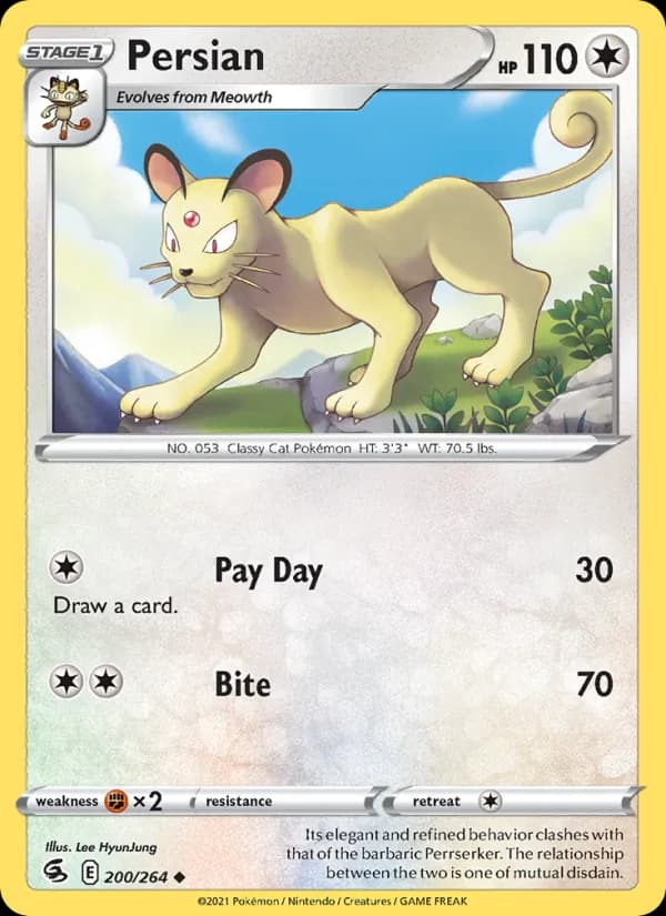 Persian — Fusion Strike, Uncommon