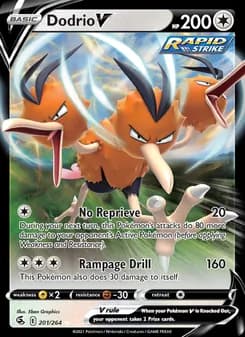 Dodrio V — Fusion Strike — Holo Rare V