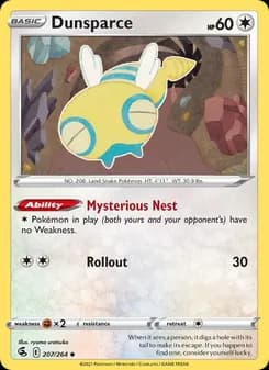 Dunsparce — Fusion Strike — Uncommon