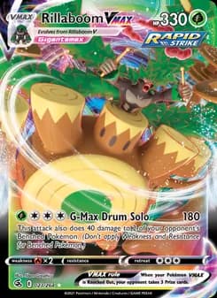 Rillaboom VMAX — Fusion Strike — Holo Rare VMAX
