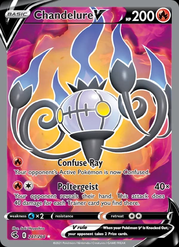 Chandelure V — Fusion Strike, Ultra Rare