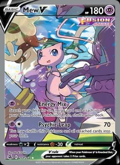 Mew V — Fusion Strike — Ultra Rare