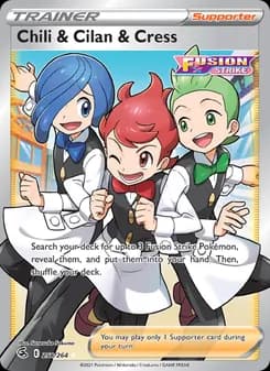 Chili & Cilan & Cress — Fusion Strike — Ultra Rare