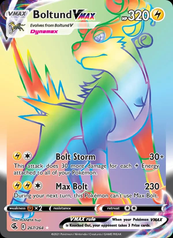 Boltund VMAX — Fusion Strike, Secret Rare