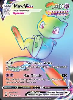 Mew VMAX — Fusion Strike — Secret Rare