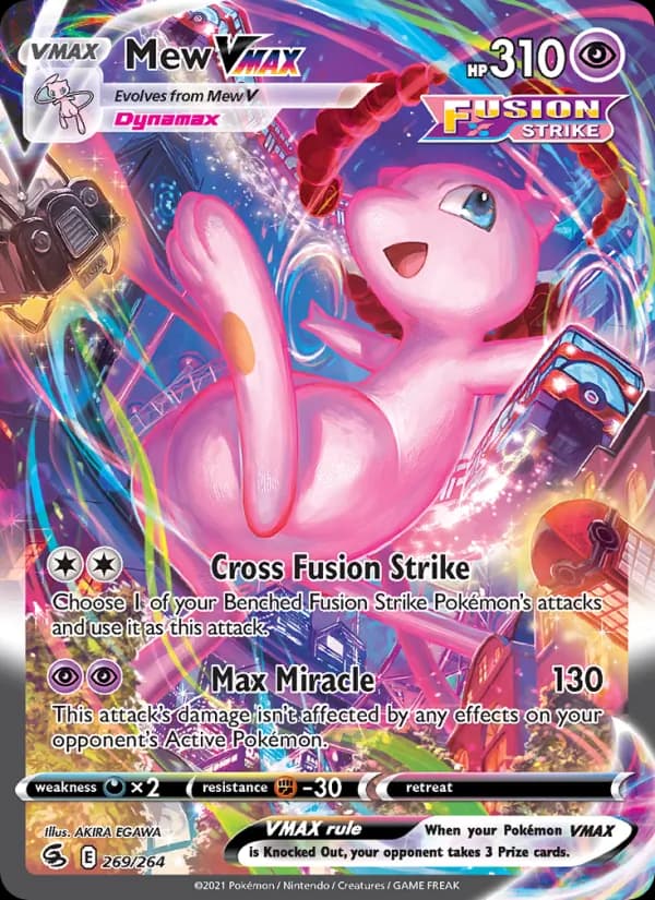 Mew VMAX — Fusion Strike, Secret Rare