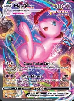 Mew VMAX — Fusion Strike — Secret Rare