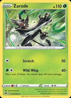 Zarude — Fusion Strike — Uncommon