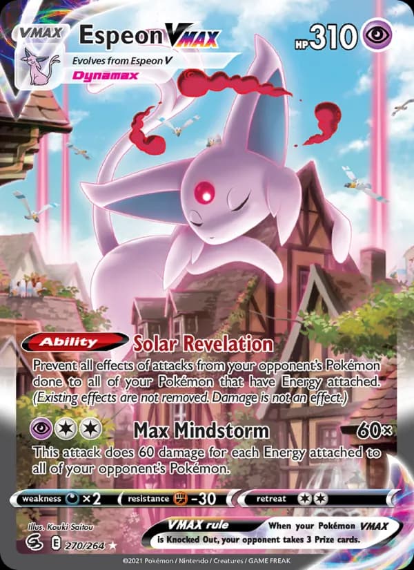 Espeon VMAX — Fusion Strike, Secret Rare