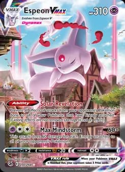 Espeon VMAX — Fusion Strike — Secret Rare