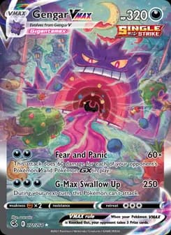 Gengar VMAX — Fusion Strike — Secret Rare