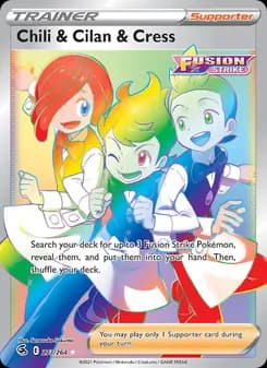 Chili & Cilan & Cress — Fusion Strike — Secret Rare