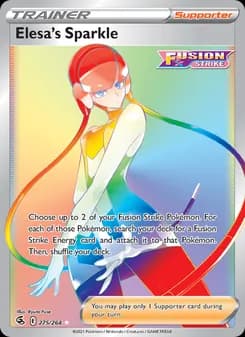 Elesa's Sparkle — Fusion Strike — Secret Rare