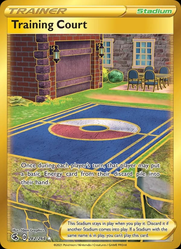 Training Court — Fusion Strike, Secret Rare