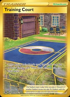 Training Court — Fusion Strike — Secret Rare