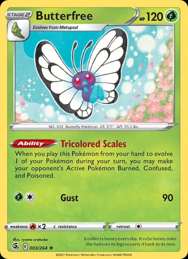 Butterfree — Fusion Strike, Holo Rare