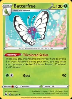 Butterfree — Fusion Strike — Holo Rare
