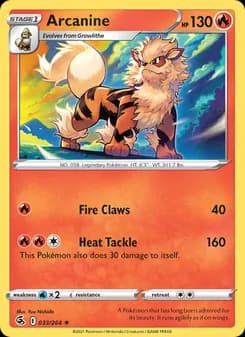 Arcanine — Fusion Strike — Rare