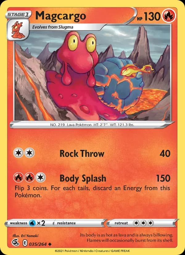 Magcargo — Fusion Strike, Uncommon