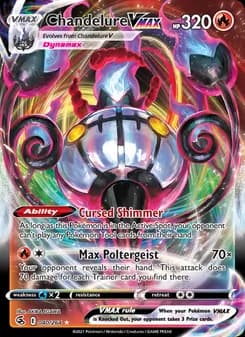 Chandelure VMAX — Fusion Strike — Holo Rare VMAX