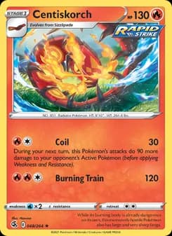 Centiskorch — Fusion Strike — Rare