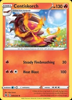 Centiskorch — Fusion Strike — Uncommon