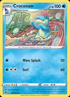 Croconaw — Fusion Strike — Uncommon