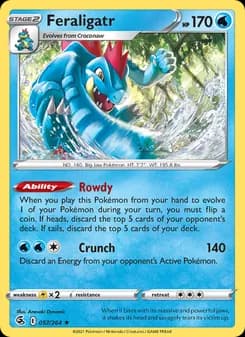 Feraligatr — Fusion Strike — Holo Rare