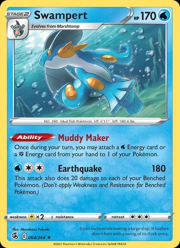 Swampert — Fusion Strike, Holo Rare