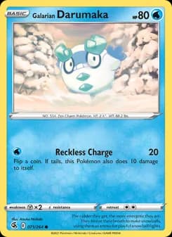 Galarian Darumaka — Fusion Strike — Common