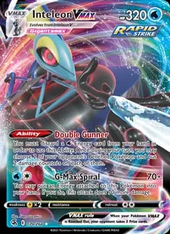 Inteleon VMAX — Fusion Strike — Holo Rare VMAX