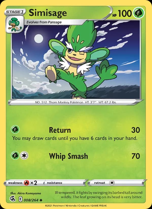 Simisage — Fusion Strike, Uncommon