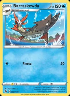 Barraskewda — Fusion Strike — Uncommon
