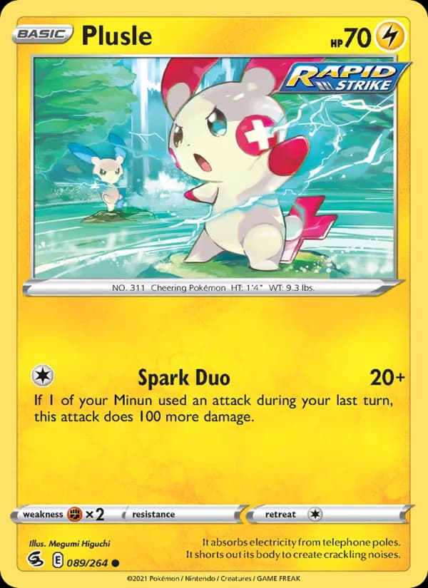 Plusle — Fusion Strike, Common