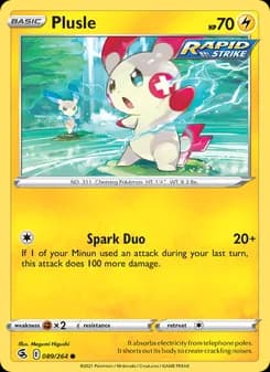 Plusle — Fusion Strike — Common