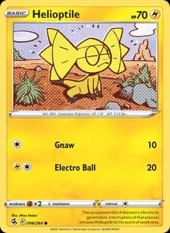 Helioptile — Fusion Strike — Common