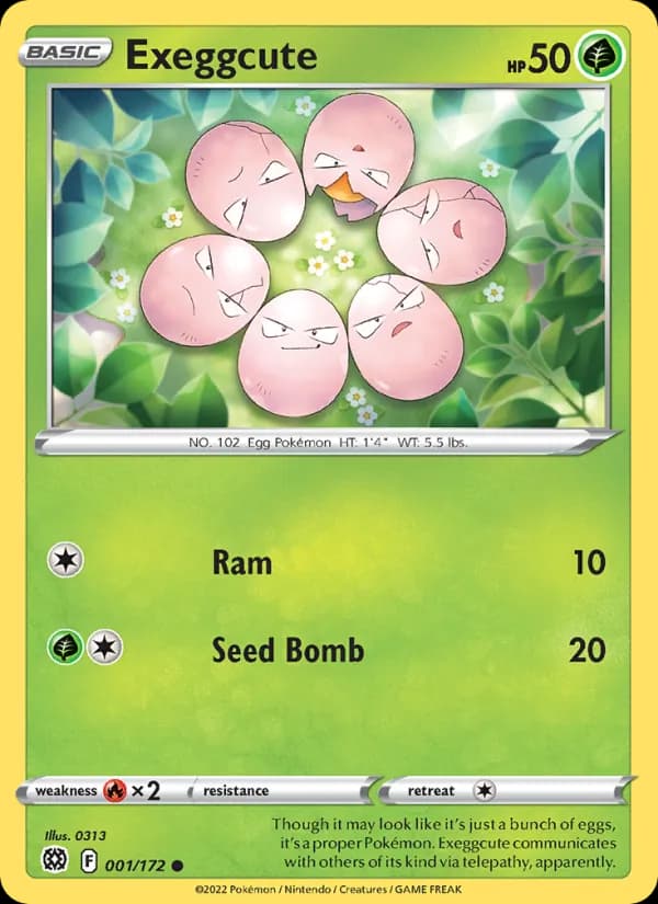 Exeggcute — Brilliant Stars, Common