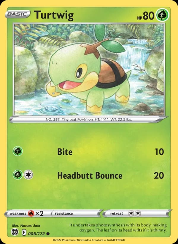 Turtwig — Brilliant Stars, Common