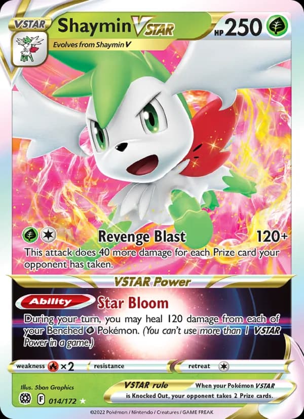 Shaymin VSTAR — Brilliant Stars, Holo Rare VSTAR