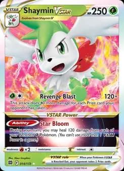 Shaymin VSTAR — Brilliant Stars — Holo Rare VSTAR