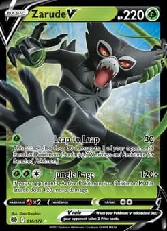 Zarude V — Brilliant Stars — Holo Rare V
