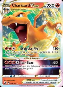 Charizard VSTAR — Brilliant Stars — Holo Rare VSTAR
