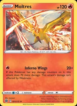 Moltres — Brilliant Stars — Holo Rare