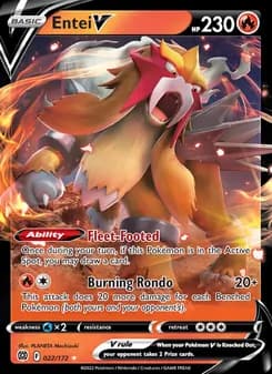 Entei V — Brilliant Stars — Holo Rare V