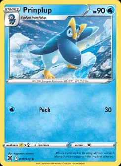 Prinplup — Brilliant Stars — Uncommon
