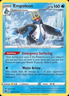 Empoleon — Brilliant Stars — Holo Rare