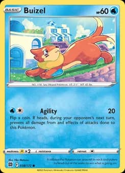 Buizel — Brilliant Stars — Common
