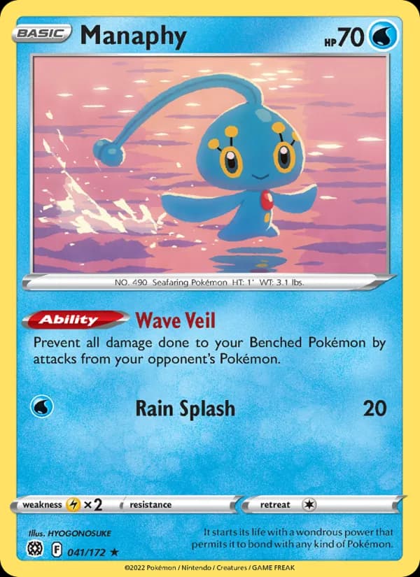 Manaphy — Brilliant Stars, Rare