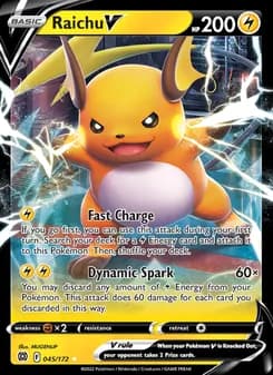 Raichu V — Brilliant Stars — Holo Rare V