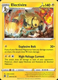 Electivire — Brilliant Stars — Rare